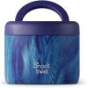 imageSnack by Swell Stainless Steel Food Container 24 Oz Azure Forest DoubleLayered Insulated Bowls BPAFreeAzure Forest