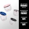 imageSwell 12oz Glass Prep Bowl Set of 4 For Easy Meal Prep Vintage Pastels Made From Durable Tempered Glass Nests Inside 215ozSwell Signatures
