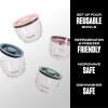 imageSwell 12oz Glass Prep Bowl Set of 4 For Easy Meal Prep Vintage Pastels Made From Durable Tempered Glass Nests Inside 215ozVintage Pastels
