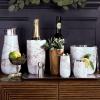 imageSwell 18oz shaker with jigger carafe Black MarbleCalacatta Gold