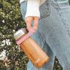 imageSwell Bottle Handle Fits 9oz 17oz and 25oz Original Bottles White Speckle Comfortable Carrying On The Go Flexible Silicone Grip BPA FreePink Topaz