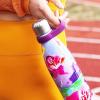 imageSwell Bottle Handle Fits 9oz 17oz and 25oz Original Bottles White Speckle Comfortable Carrying On The Go Flexible Silicone Grip BPA FreePurple