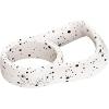 imageSwell Bottle Handle Fits 9oz 17oz and 25oz Original Bottles White Speckle Comfortable Carrying On The Go Flexible Silicone Grip BPA FreeWhite Speckle