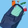 imageSwell Droplet Tote Onyx Speckle Reusable And Packable Tote Bag Lightweight And Packs Into Silicone Capsule For Storage Ideal For Grocery Store Travel Shopping And MoreOne SizeAzurite