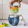 imageSwell Eats 2in1 Nesting Bowls TripleLayered VacuumInsulated Containers Keeps Food and Drinks Cold for 11 Hours and Hot for 7with No CondensationBPA Free 215 oz Calacatta GoldAzurite Marble