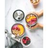 imageSwell Eats 2in1 Nesting Bowls TripleLayered VacuumInsulated Containers Keeps Food and Drinks Cold for 11 Hours and Hot for 7with No CondensationBPA Free 215 oz Calacatta GoldGeode Rose