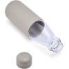 imageSwell Glass Original Water Bottle 18oz Lunar Grey Break Resistant Glass With Protective Silicone Sleeve BPA Free Zero Plastic LeakproofLunar Grey