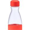imageSwell Glass Original Water Bottle 18oz Lunar Grey Break Resistant Glass With Protective Silicone Sleeve BPA Free Zero Plastic LeakproofRadiant Coral