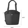 imageSwell Insulated Lunch Tote 10L Onyx Leakproof Lining With Waterproof Zip Closure Multiple Pockets For Packing Inner Strap Holds Water Bottle Fits Swell Salad Bowl Kit Or Bento BoxOnyx