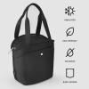 imageSwell Insulated Lunch Tote 10L Onyx Leakproof Lining With Waterproof Zip Closure Multiple Pockets For Packing Inner Strap Holds Water Bottle Fits Swell Salad Bowl Kit Or Bento BoxOnyx