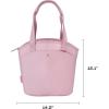 imageSwell Insulated Lunch Tote 10L Onyx Leakproof Lining With Waterproof Zip Closure Multiple Pockets For Packing Inner Strap Holds Water Bottle Fits Swell Salad Bowl Kit Or Bento BoxDusty Pink