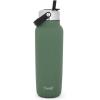 imageSwell Recycled Stainless Steel Explorer with Flip Straw Lid and Handle 40oz Onyx Triple Layered Vacuum Insulated Containers Keeps Drinks Cold for 54 Hours and Hot for 12Green Jasper
