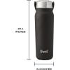 imageSwell Recycled Stainless Steel Explorer with Insulated Lid and Handle 40oz Himalayan Salt Triple Layered Vacuum Insulated Containers Keeps Drinks Cold for 54 Hours and Hot for 12Onyx