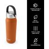 imageSwell Recycled Stainless Steel Explorer with Insulated Lid and Handle 40oz Himalayan Salt Triple Layered Vacuum Insulated Containers Keeps Drinks Cold for 54 Hours and Hot for 12Carnelian
