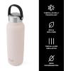 imageSwell Recycled Stainless Steel Explorer with Insulated Lid and Handle 40oz Himalayan Salt Triple Layered Vacuum Insulated Containers Keeps Drinks Cold for 54 Hours and Hot for 12Himalayan Salt
