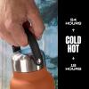 imageSwell Recycled Stainless Steel Explorer with Insulated Lid and Handle 40oz Himalayan Salt Triple Layered Vacuum Insulated Containers Keeps Drinks Cold for 54 Hours and Hot for 12Carnelian