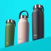 imageSwell Recycled Stainless Steel Explorer with Insulated Lid and Handle 40oz Himalayan Salt Triple Layered Vacuum Insulated Containers Keeps Drinks Cold for 54 Hours and Hot for 12Himalayan Salt