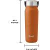 imageSwell Recycled Stainless Steel Explorer with Insulated Lid and Handle 40oz Himalayan Salt Triple Layered Vacuum Insulated Containers Keeps Drinks Cold for 54 Hours and Hot for 12Carnelian