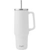 imageSwell Recycled Stainless Steel Tumbler XL with Straw and Handle 30oz Onyx Triple Layered Vacuum Insulated Container Keeps Drinks Cold 36 hours and Hot for 9 BPA FreeMoonstone