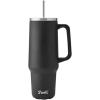 imageSwell Recycled Stainless Steel Tumbler XL with Straw and Handle 30oz Onyx Triple Layered Vacuum Insulated Container Keeps Drinks Cold 36 hours and Hot for 9 BPA FreeOnyx