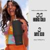 imageSwell Recycled Stainless Steel Tumbler XL with Straw and Handle 30oz Onyx Triple Layered Vacuum Insulated Container Keeps Drinks Cold 36 hours and Hot for 9 BPA FreeOnyx