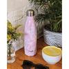 imageSwell Stainless Steel 17oz Water Bottle Geode Rose Color TripleLayer Vacuum Insulated to Keep Drinks Cold 36 Hours and Hot 18 Hours BPA Free
