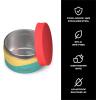 imageSwell Stainless Steel Food Canister 10oz Pastel Paradise Single Walled Durable Construction BPA Free Dishwasher SafeIsland Breeze