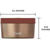 imageSwell Stainless Steel Food Canister 16oz Matcha Silver Lining Single Walled Durable Construction BPA Free Dishwasher SafeMauve Pyrite