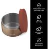 imageSwell Stainless Steel Food Canister 16oz Matcha Silver Lining Single Walled Durable Construction BPA Free Dishwasher SafeMauve Pyrite