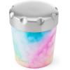 imageSwell Stainless Steel Ice Cream Chiller 16oz Teakwood Triple Layered Vacuum Insulated Container Keeps Ice Cream Frozen For Up To Four Hours BPA FreeCandy Cloud
