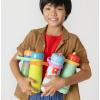 imageSwell Stainless Steel Kids Traveler with Flip Straw Lid 16oz Lime Sherbet Triple Layered Vacuum Insulated Containers Keeps Drinks Cold for 24 Hours BPA Free Easy Carrying On the GoLime Sherbet
