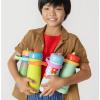 imageSwell Stainless Steel Kids Traveler with Flip Straw Lid 16oz Lime Sherbet Triple Layered Vacuum Insulated Containers Keeps Drinks Cold for 24 Hours BPA Free Easy Carrying On the GoBlue Chill