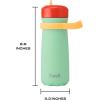 imageSwell Stainless Steel Kids Traveler with Flip Straw Lid 16oz Lime Sherbet Triple Layered Vacuum Insulated Containers Keeps Drinks Cold for 24 Hours BPA Free Easy Carrying On the GoSpring Green