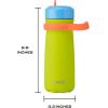 imageSwell Stainless Steel Kids Traveler with Flip Straw Lid 16oz Lime Sherbet Triple Layered Vacuum Insulated Containers Keeps Drinks Cold for 24 Hours BPA Free Easy Carrying On the GoLime Sherbet