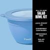 imageSwell Stainless Steel Salad Bowl Kit 64oz Desert Sky Comes with 2oz Mini Canister and Removable Tray for Organization Leakproof Easy to Clean Dishwasher Safe