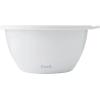 imageSwell Stainless Steel Salad Bowl Kit XL 184oz Angel Food Includes 5oz Canister For Dressing Serving Utensils and Removable Tray Leakproof Easy to Clean Dishwasher and Refrigerator SafeAngel Food
