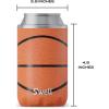 imageSwell Stainless Steel Slim Drink Chiller Fits Slim 12oz Cans and Bottles Azurite Triple Layered Vacuum Insulated Container Keeps Drinks Cold for Up To 6 Hours BPA FreeHoops