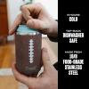 imageSwell Stainless Steel Slim Drink Chiller Fits Slim 12oz Cans and Bottles Azurite Triple Layered Vacuum Insulated Container Keeps Drinks Cold for Up To 6 Hours BPA FreeEnd Zone