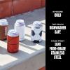 imageSwell Stainless Steel Slim Drink Chiller Fits Slim 12oz Cans and Bottles Azurite Triple Layered Vacuum Insulated Container Keeps Drinks Cold for Up To 6 Hours BPA FreeGoals