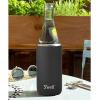 imageSwell Stainless Steel Slim Drink Chiller Fits Slim 12oz Cans and Bottles Azurite Triple Layered Vacuum Insulated Container Keeps Drinks Cold for Up To 6 Hours BPA FreeOnyx