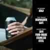imageSwell Stainless Steel Slim Drink Chiller Fits Slim 12oz Cans and Bottles Azurite Triple Layered Vacuum Insulated Container Keeps Drinks Cold for Up To 6 Hours BPA FreeOnyx