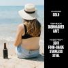 imageSwell Stainless Steel Slim Drink Chiller Fits Slim 12oz Cans and Bottles Onyx Triple Layered Vacuum Insulated Container Keeps Drinks Cold for Up To 6 Hours BPA Free