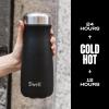 imageSwell Stainless Steel Traveler 16oz Moonstone Triple Layered Vacuum Insulated Containers Keeps Drinks Cold for 24 Hours and Hot for 12 BPA Free Easy Carrying On the GoOnyx