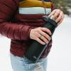 imageSwell Stainless Steel Traveler With Handle 40oz Peacock Blue Triple Layered Vacuum Insulated Containers Keeps Drinks Cold for 60 Hours and Hot for 20 BPA Free Easy Carrying On the GoOnyx