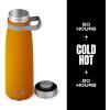 imageSwell Stainless Steel Traveler With Handle 40oz Peacock Blue Triple Layered Vacuum Insulated Containers Keeps Drinks Cold for 60 Hours and Hot for 20 BPA Free Easy Carrying On the GoGolden Hour