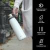 imageSwell Stainless Steel Traveler With Handle 40oz Peacock Blue Triple Layered Vacuum Insulated Containers Keeps Drinks Cold for 60 Hours and Hot for 20 BPA Free Easy Carrying On the GoAngel Food