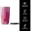 imageSwell Stainless Steel Tumbler with SlideOpen Lid 18oz Rose Marble Triple Layered Vacuum Insulated Containers Keeps Drinks Cold for 12 Hours and Hot for 4 BPA FreeRose Agate