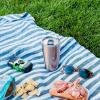 imageSwell Stainless Steel Tumbler with SlideOpen Lid 18oz Rose Marble Triple Layered Vacuum Insulated Containers Keeps Drinks Cold for 12 Hours and Hot for 4 BPA FreeAzurite