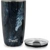 imageSwell Stainless Steel Tumbler with SlideOpen Lid 18oz Rose Marble Triple Layered Vacuum Insulated Containers Keeps Drinks Cold for 12 Hours and Hot for 4 BPA FreeAzurite Marble