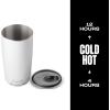 imageSwell Stainless Steel Tumbler with SlideOpen Lid 18oz Rose Marble Triple Layered Vacuum Insulated Containers Keeps Drinks Cold for 12 Hours and Hot for 4 BPA FreeMoonstone